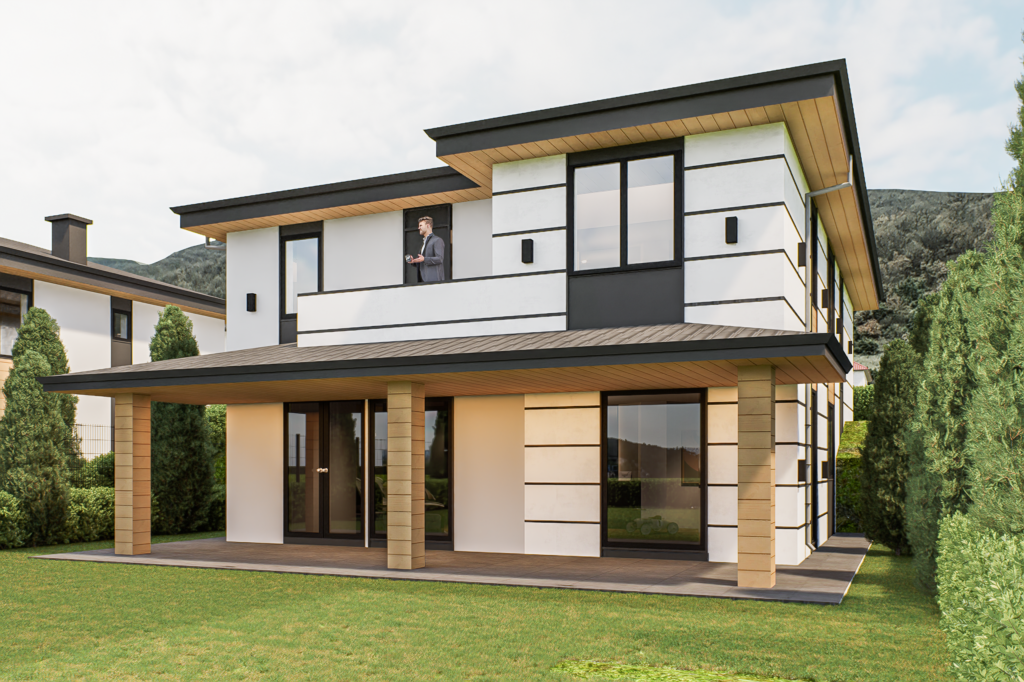 Къща в Марково - 154 - изглед откъм верандата