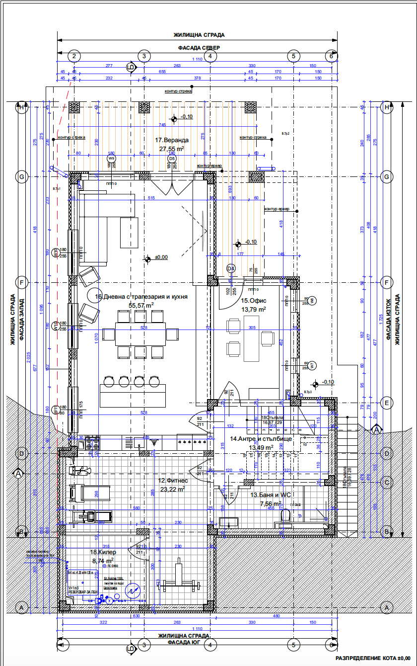 Къща 157 - етаж 1 в Марково
