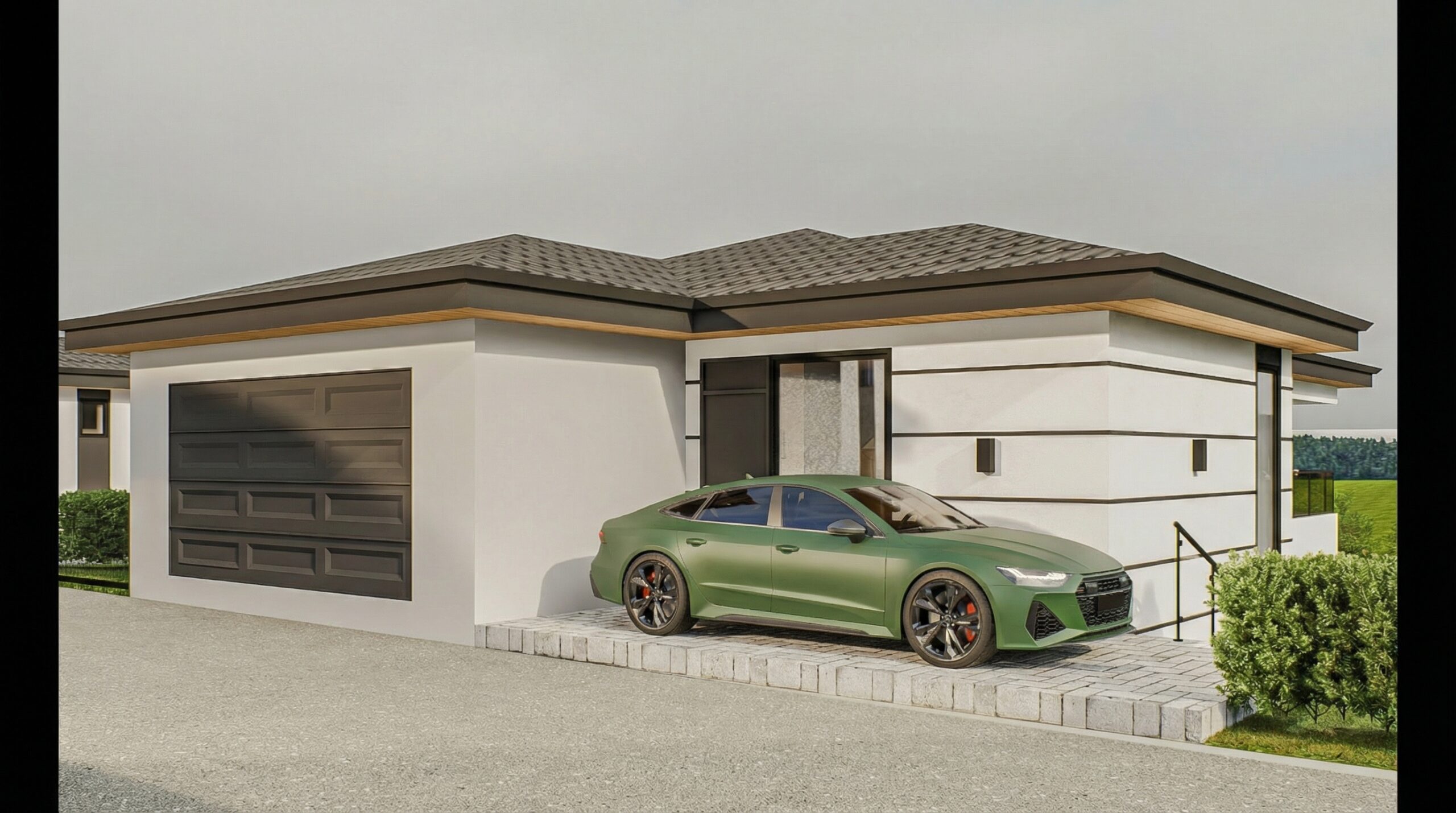 Къща 157 в марково-изглед от вътрешната-улица